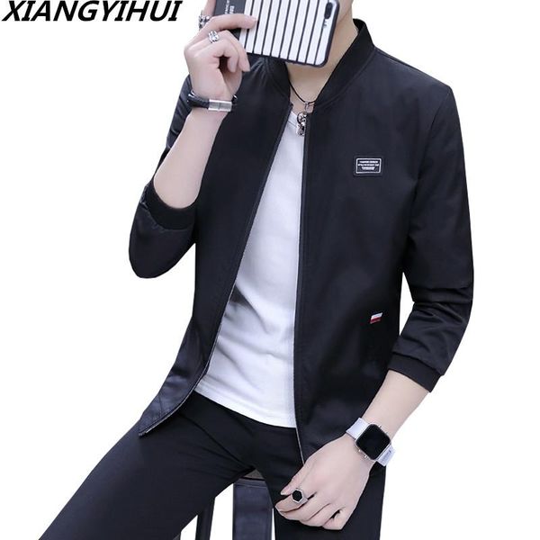 men's jackets 2021 spring autumn jacket men orange black light navy 4 colors mens bomber fashion stripe coat 3xl slim fit clothes, Black;brown
men's jackets 2021 spring autumn jacket men orange black light navy 4 colors mens bomber fashion stripe coat 3xl slim fit clothes, Black;brown