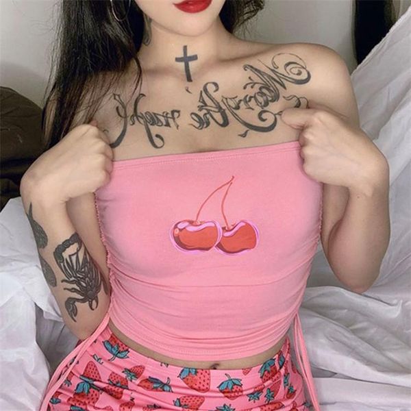 bustiers & corsets 2021 summer cherry print tube drawstring strap wrap soutien gorge bandeau staniki damskie ropa interior mujer fashion, Black;white
bustiers & corsets 2021 summer cherry print tube drawstring strap wrap soutien gorge bandeau staniki damskie ropa interior mujer fashion, Black;white