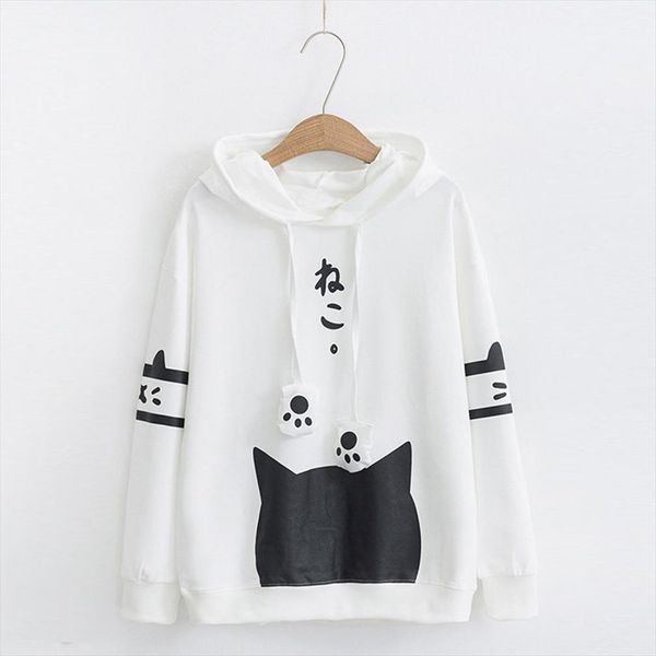 harajuku neko cat kawaii hoodie lolita junior cute ear hoody pullover student girls spring school clothes anime lovely paws, Black
harajuku neko cat kawaii hoodie lolita junior cute ear hoody pullover student girls spring school clothes anime lovely paws, Black