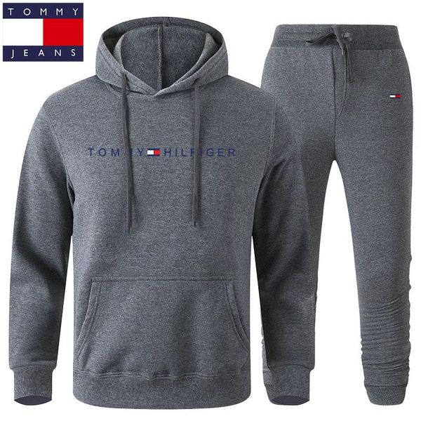 tòmmy casual clothing men's pullovers sweater cotton men tracksuits hoodie two pieces + pants sports shirts fall winter track suit, Gray
tòmmy casual clothing men's pullovers sweater cotton men tracksuits hoodie two pieces + pants sports shirts fall winter track suit, Gray