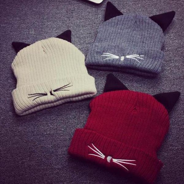 beanie/skull caps women's knitted skullies beanie cap hats hat with ears cute girl casual hip-hop femme beanies, Blue;gray
beanie/skull caps women's knitted skullies beanie cap hats hat with ears cute girl casual hip-hop femme beanies, Blue;gray