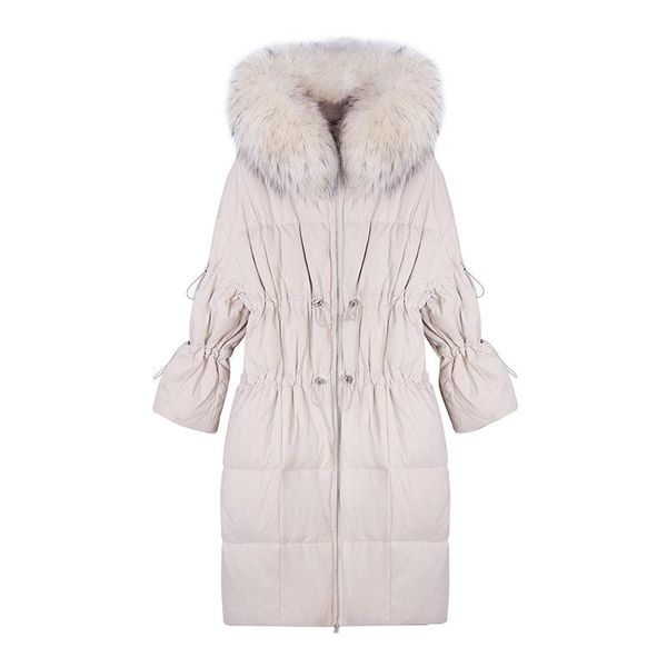 women's down & parkas jacket large fur collar white duck mid-length knee padded jacket2021 winter, Black
women's down & parkas jacket large fur collar white duck mid-length knee padded jacket2021 winter, Black