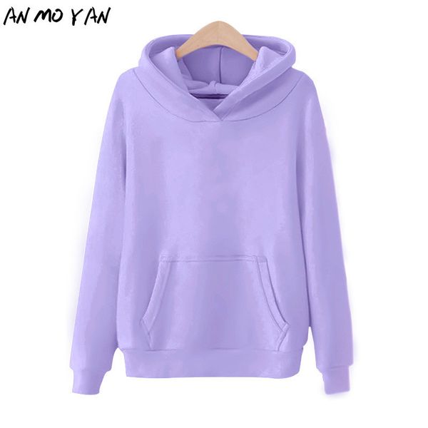 autumn purple warm women's sweatshirt fashion solid color winter fleece pullover hoodie q0105, Black
autumn purple warm women's sweatshirt fashion solid color winter fleece pullover hoodie q0105, Black