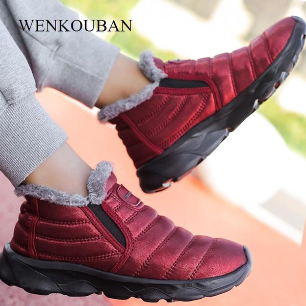 winter ankle boots for women waterproof snow boots ladies warm plush shoes women flat short casual botines mujer 2020, Black
winter ankle boots for women waterproof snow boots ladies warm plush shoes women flat short casual botines mujer 2020, Black
