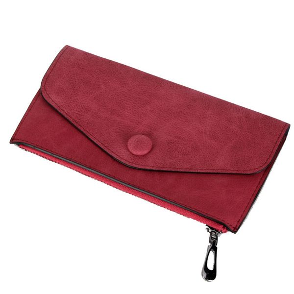 women long fashion wallet leather zipper casual cell phone pocket coin bag female hasp clutch purse card holder, Red;black
women long fashion wallet leather zipper casual cell phone pocket coin bag female hasp clutch purse card holder, Red;black