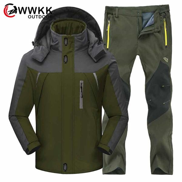 men winter waterproof fishing skiing warm softshell fleece hiking jackets male outdoor pant camping jacket set 4xl suit, Blue;black
men winter waterproof fishing skiing warm softshell fleece hiking jackets male outdoor pant camping jacket set 4xl suit, Blue;black