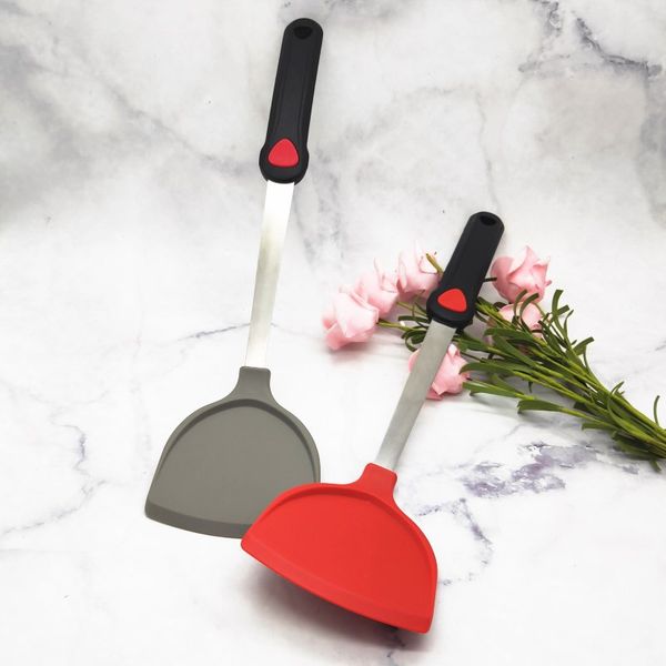 multi-color spatula soup spoon food grade silicone kitchenware red dot stainless steel silicone shovel nonstick spatula cfvt0263
multi-color spatula soup spoon food grade silicone kitchenware red dot stainless steel silicone shovel nonstick spatula cfvt0263