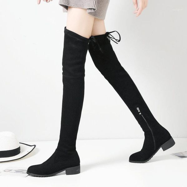 boots suede over the knee women square low heel thigh fashion zipper stretch autumn winter ladies shoes beige black1, Black
boots suede over the knee women square low heel thigh fashion zipper stretch autumn winter ladies shoes beige black1, Black