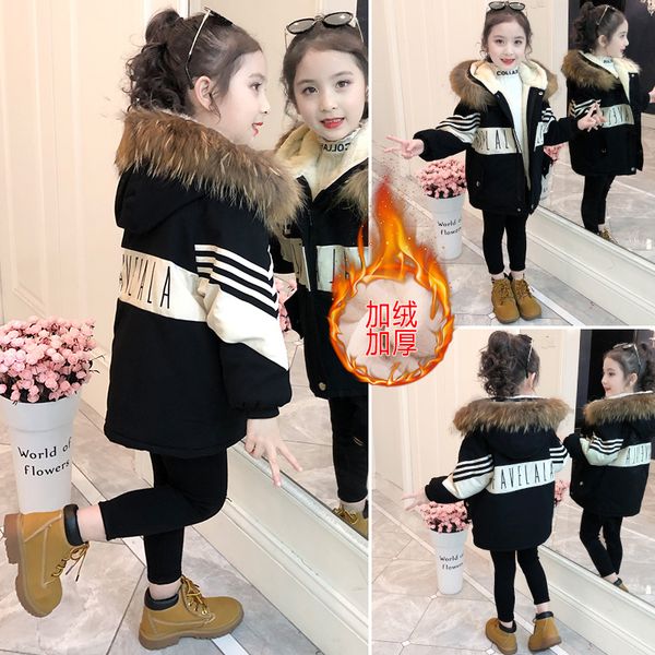 girl's thickened autumn winter clothing 2020 new korean style children's and down cotton coat medium, Blue;gray
girl's thickened autumn winter clothing 2020 new korean style children's and down cotton coat medium, Blue;gray