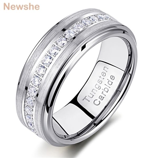 she mens promise wedding band tungsten carbide rings for men charm ring 8mm size 9-13 aaaaa white round zircon jewelry trx058 220210, Slivery;golden
she mens promise wedding band tungsten carbide rings for men charm ring 8mm size 9-13 aaaaa white round zircon jewelry trx058 220210, Slivery;golden
