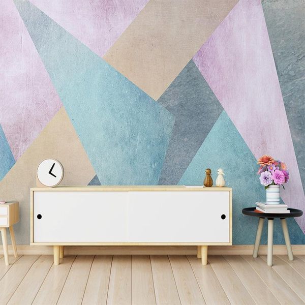 custom 3d wall paper roll nordic simple abstract geometric square mural living room sofa tv backgrounds home decoration tapety
custom 3d wall paper roll nordic simple abstract geometric square mural living room sofa tv backgrounds home decoration tapety