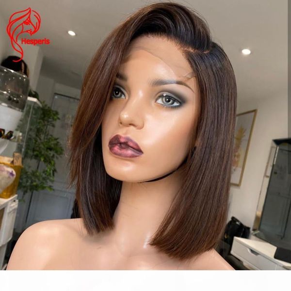 hesperis ombre bob lace closure wigs 4x4 brazilian remy short bob human hair wigs for women 1b #4 5x5 silk base human hair, Black;brown
hesperis ombre bob lace closure wigs 4x4 brazilian remy short bob human hair wigs for women 1b #4 5x5 silk base human hair, Black;brown