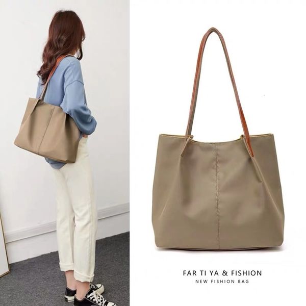 luxurys designers women's oxford canvas one shoulder nylon large capacity 2021 new trend tote bag