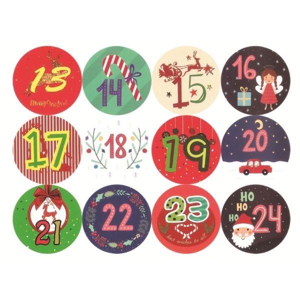 1 6 sheets to diy advent numbers 24 colored vintage labels stickers - christmas calendar
1 6 sheets to diy advent numbers 24 colored vintage labels stickers - christmas calendar