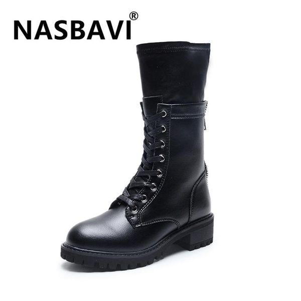 new women warm boots cow split leather autumn shoes woman round toe zip women's boots mid heel mid-calf female martin, Black
new women warm boots cow split leather autumn shoes woman round toe zip women's boots mid heel mid-calf female martin, Black