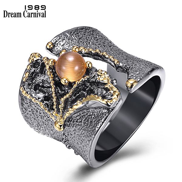 dreamcarnival 1989 new arrival fissure rings for women split on black gold color with light brown cz stone wholesale wa11609 201006, Golden;silver
dreamcarnival 1989 new arrival fissure rings for women split on black gold color with light brown cz stone wholesale wa11609 201006, Golden;silver