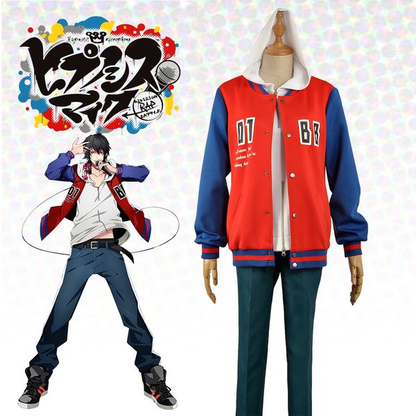 theme costume japanese voice actor division rap battle yamada ichiro hypnosis mic buster bros mc.b.b uniform outfit cosplay costume, Black;red
theme costume japanese voice actor division rap battle yamada ichiro hypnosis mic buster bros mc.b.b uniform outfit cosplay costume, Black;red