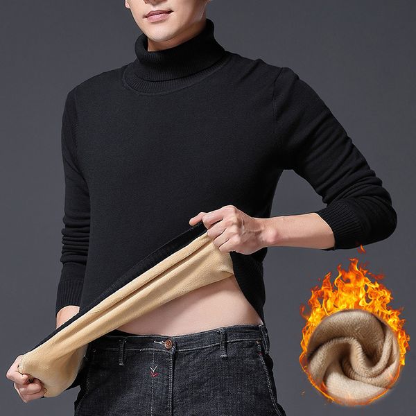 2021 new men's knitted sweater, winter, velvet, thick, warm turtleneck sweater 3qpd, White;black
2021 new men's knitted sweater, winter, velvet, thick, warm turtleneck sweater 3qpd, White;black
