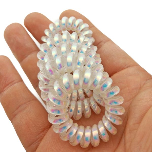 lot 5pcs elastic ab hair bands spiral shape ponytail ties gum rubber rope telephone wire accessories
lot 5pcs elastic ab hair bands spiral shape ponytail ties gum rubber rope telephone wire accessories