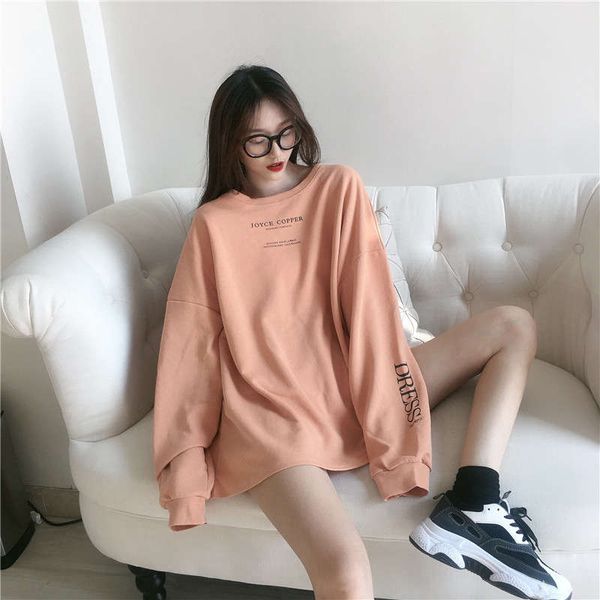 chic pink sweater women autumn / winter 2020 new korean fashion foreign style round neck long sleeve t-shirt, Black
chic pink sweater women autumn / winter 2020 new korean fashion foreign style round neck long sleeve t-shirt, Black