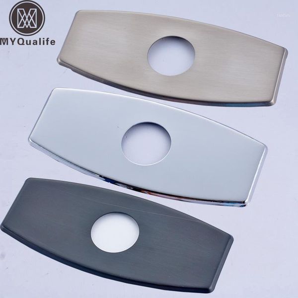 6 inch bathroom kitchen sink cover deck plate double hole faucet cover plate black/chrome/brushed nickle1
6 inch bathroom kitchen sink cover deck plate double hole faucet cover plate black/chrome/brushed nickle1