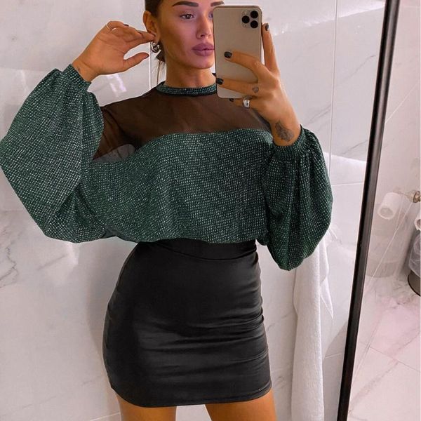 high street women glitter lace patchwork backless mesh see-through crop shirts lantern sleeve blouse, White
high street women glitter lace patchwork backless mesh see-through crop shirts lantern sleeve blouse, White