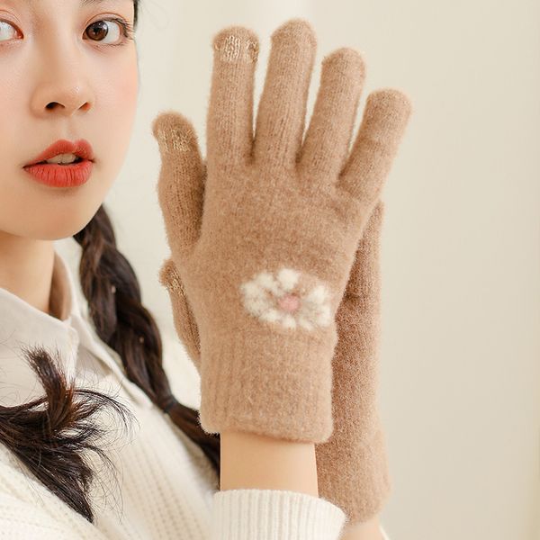 woolen girls cycling plush warm lovely cotton gloves tide autumn and winter students, Blue;gray
woolen girls cycling plush warm lovely cotton gloves tide autumn and winter students, Blue;gray