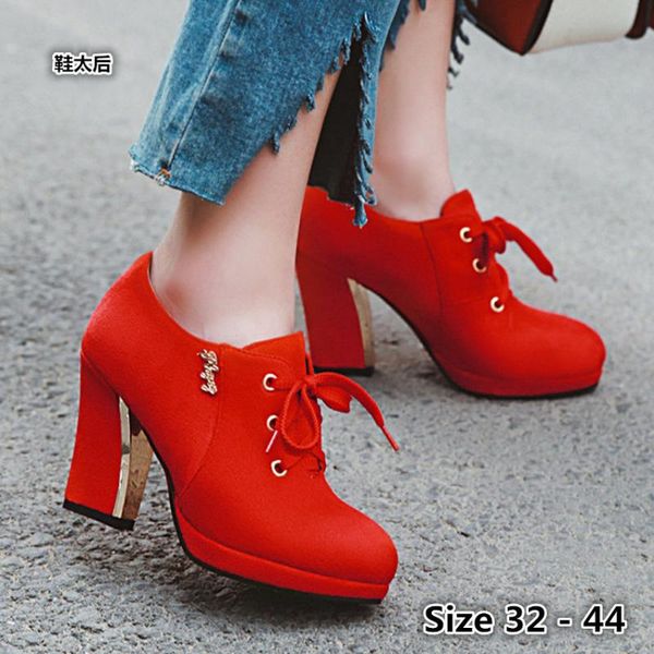 boots woman high heel platform ankle heels for women shoes spring autumn short booties female small big size 32 - 44, Black
boots woman high heel platform ankle heels for women shoes spring autumn short booties female small big size 32 - 44, Black