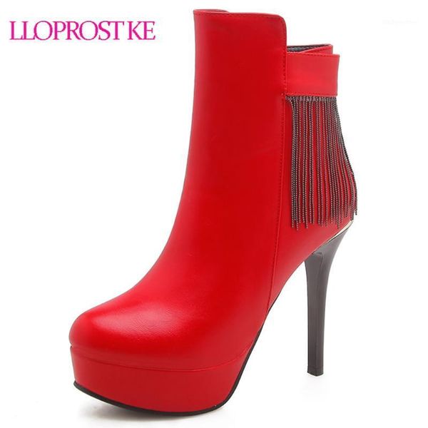 boots lloprost ke women stiletto thin high heel platform short tassel ankle for round toe female wedding d3121, Black 
boots lloprost ke women stiletto thin high heel platform short tassel ankle for round toe female wedding d3121, Black