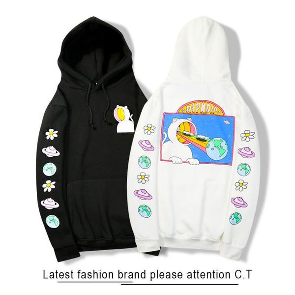 brand new mens stylist hoodies 20ss autumn and winter astronaut earth cartoon cat print pure cotton pullover sweater for men and women, Black
brand new mens stylist hoodies 20ss autumn and winter astronaut earth cartoon cat print pure cotton pullover sweater for men and women, Black