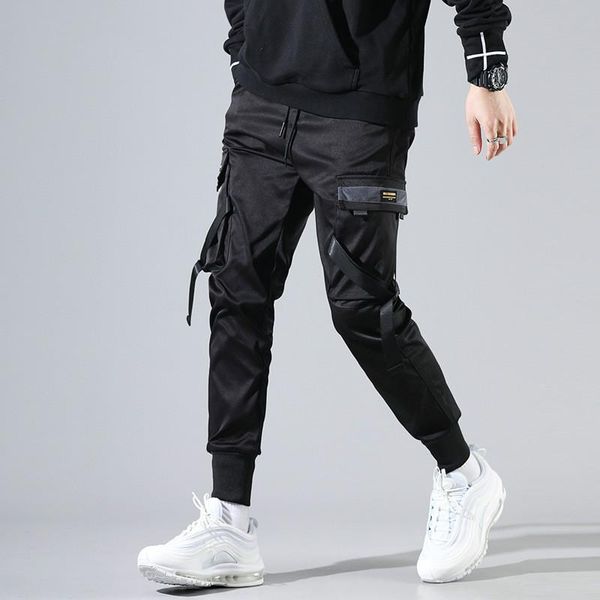 men's pants mens cargo elastic multiple pocket male trousers outdoor joggers pant fashion harajuku men, Black
men's pants mens cargo elastic multiple pocket male trousers outdoor joggers pant fashion harajuku men, Black