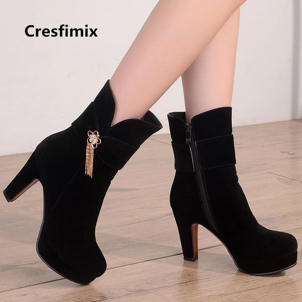 marlisasa women cute sweet black flock autumn high heel boots lady casual comfortable winter boots botas de mujer shoes f2303
marlisasa women cute sweet black flock autumn high heel boots lady casual comfortable winter boots botas de mujer shoes f2303