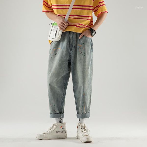 2019 autumn men's trend ink leisure baggy homme classic cargo pocket jeans mens blue casual pants male biker denim trousers1
2019 autumn men's trend ink leisure baggy homme classic cargo pocket jeans mens blue casual pants male biker denim trousers1