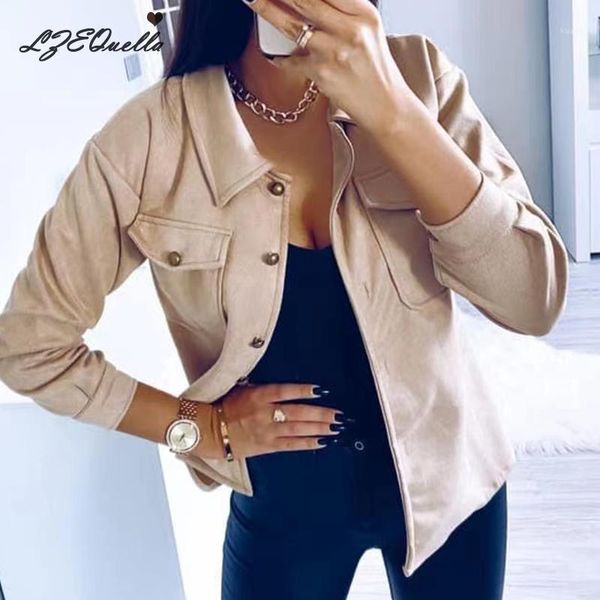 lzequella new warmness long sleeve coat women fashion button pocket soft outfits female coats nz24111, Black;brown
lzequella new warmness long sleeve coat women fashion button pocket soft outfits female coats nz24111, Black;brown