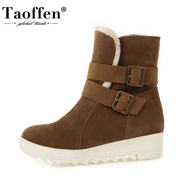taoffen женщины mid calf boots плюшевые fur теплый ботинки снежка женщин способа пряжки дамы короткие обувь размер 35-43, Black
taoffen женщины mid calf boots плюшевые fur теплый ботинки снежка женщин способа пряжки дамы короткие обувь размер 35-43, Black