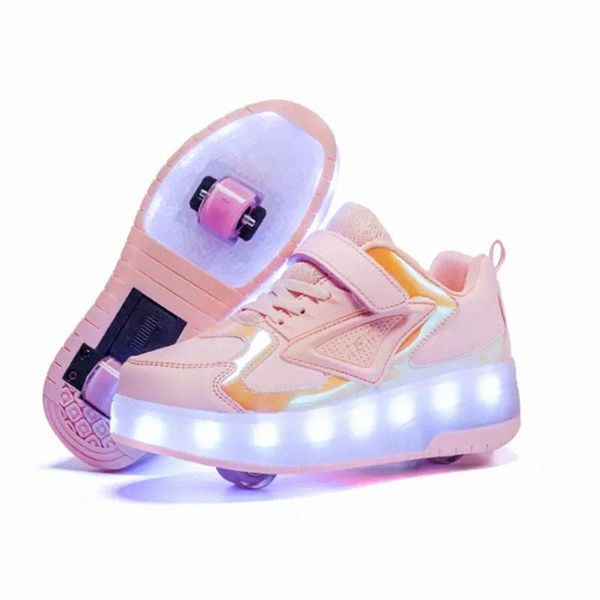 usb charging led wheel sneakers for kids boy girl glowing roller shoes with lights double wheels children girls skate pink shoes #jk2t
usb charging led wheel sneakers for kids boy girl glowing roller shoes with lights double wheels children girls skate pink shoes #jk2t