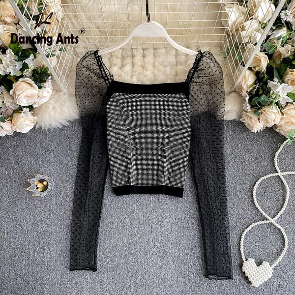 blouse women korean fashion clothing colorblock pachwork shirts blouses fall female long sleeve sweet crop dropshipping, White
blouse women korean fashion clothing colorblock pachwork shirts blouses fall female long sleeve sweet crop dropshipping, White