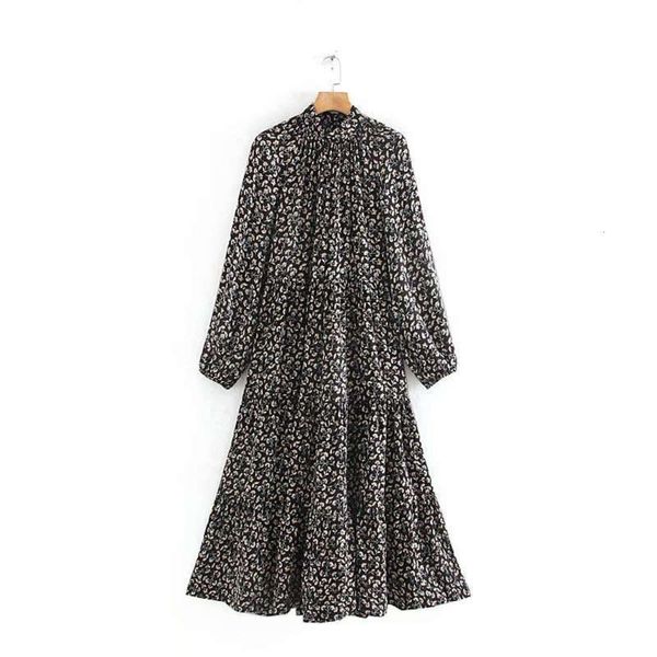 holiday new versatile fall round 2020 neck small flower print long sleeve pullover dress, Black;gray
holiday new versatile fall round 2020 neck small flower print long sleeve pullover dress, Black;gray