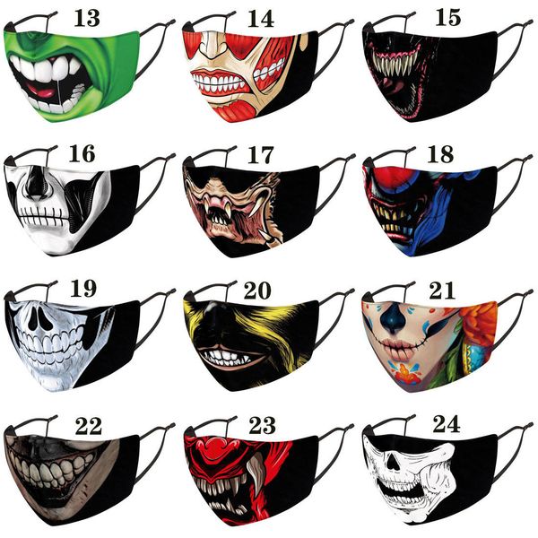 halloween christmas clown face mask designer fashion face masks printed facemask dustproof windproof party masks with black mascarilla
halloween christmas clown face mask designer fashion face masks printed facemask dustproof windproof party masks with black mascarilla