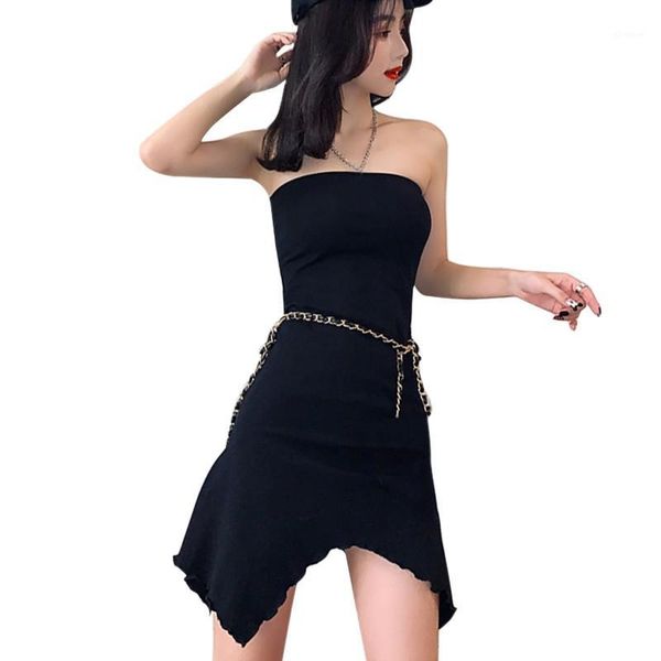 2020 new women dress summer strapless mini dress lady night club irregular high waist casual female slim skiny1, Black;gray
2020 new women dress summer strapless mini dress lady night club irregular high waist casual female slim skiny1, Black;gray