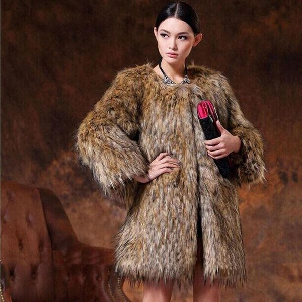 women's fur & faux 2021 winter coat women fashion imitation plush long slim natural color overcoat ladies outerwear luxurious, Black
women's fur & faux 2021 winter coat women fashion imitation plush long slim natural color overcoat ladies outerwear luxurious, Black