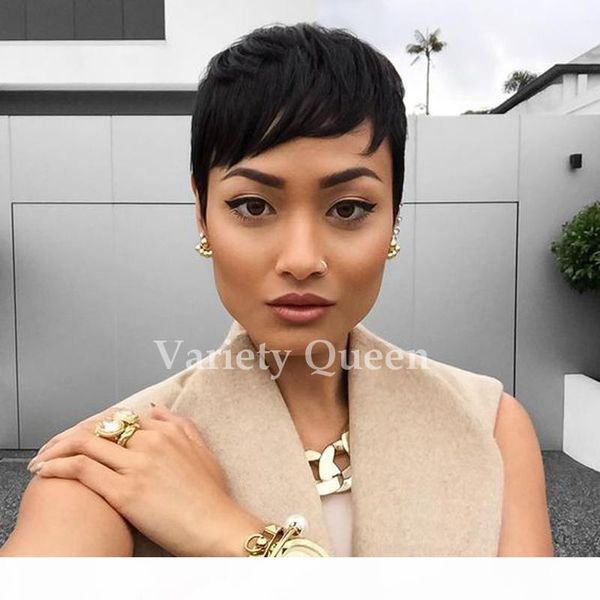 8a brazilian short full lace human hair wigs for black women glueless straight lace front wigs with baby hair, Black;brown
8a brazilian short full lace human hair wigs for black women glueless straight lace front wigs with baby hair, Black;brown
