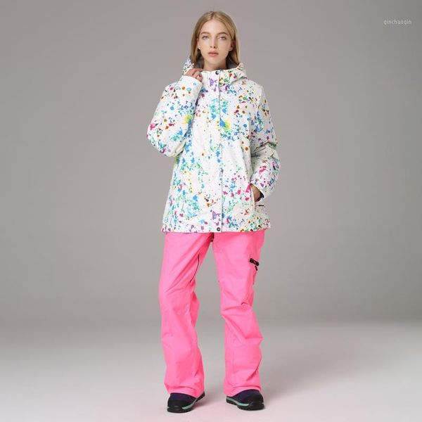 skiing jackets winter women's ski suit windproof waterproof snow jacket + pants female snowboard outdoor warm set1
skiing jackets winter women's ski suit windproof waterproof snow jacket + pants female snowboard outdoor warm set1