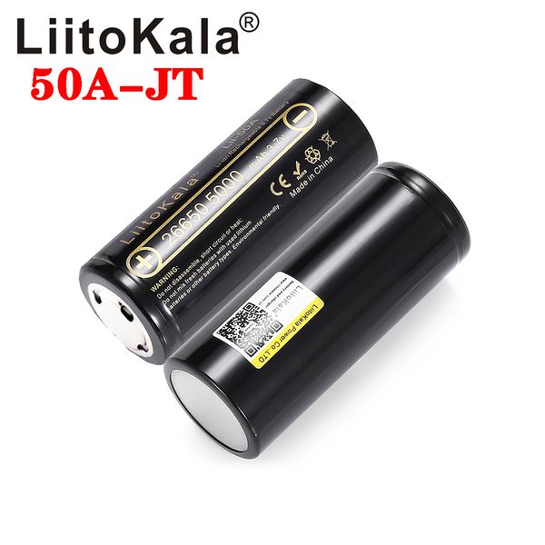 liitokala lii-50a pointed tip 3.7v 26650 5000ma rechargeable battery with high capacity and strong durability, 50a power cell
liitokala lii-50a pointed tip 3.7v 26650 5000ma rechargeable battery with high capacity and strong durability, 50a power cell