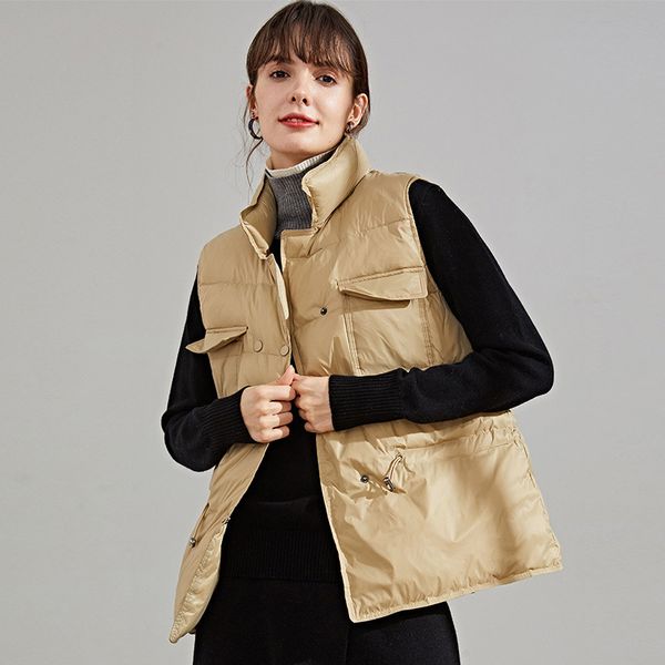 2021 new feminino inverno de pato branco jaqueta feminina ultra leve para colete sem mangas solto 6szt, Black;white
2021 new feminino inverno de pato branco jaqueta feminina ultra leve para colete sem mangas solto 6szt, Black;white