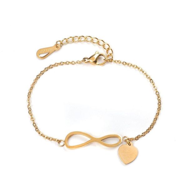 new stainless steel achain bracelets heart infinity symbol gold & bracelet fashion women jewelry gifts 16.5cm long, 1 pc, Golden;silver
new stainless steel achain bracelets heart infinity symbol gold & bracelet fashion women jewelry gifts 16.5cm long, 1 pc, Golden;silver