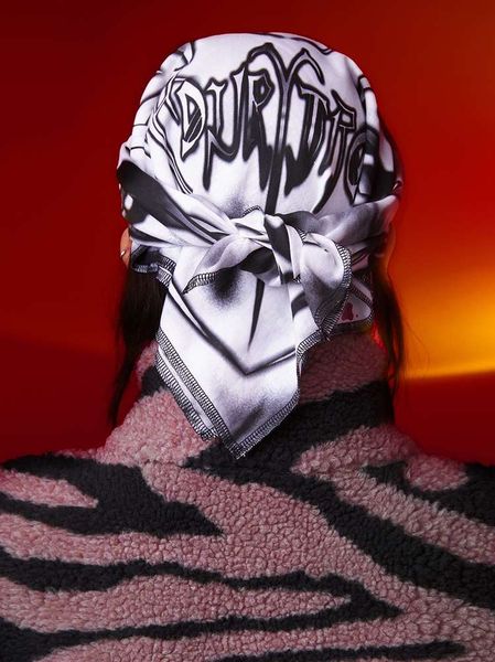 limited quantity scared to death banana fortune y2k psychedelic tie dyed three color cotton scarf, Black;white
limited quantity scared to death banana fortune y2k psychedelic tie dyed three color cotton scarf, Black;white