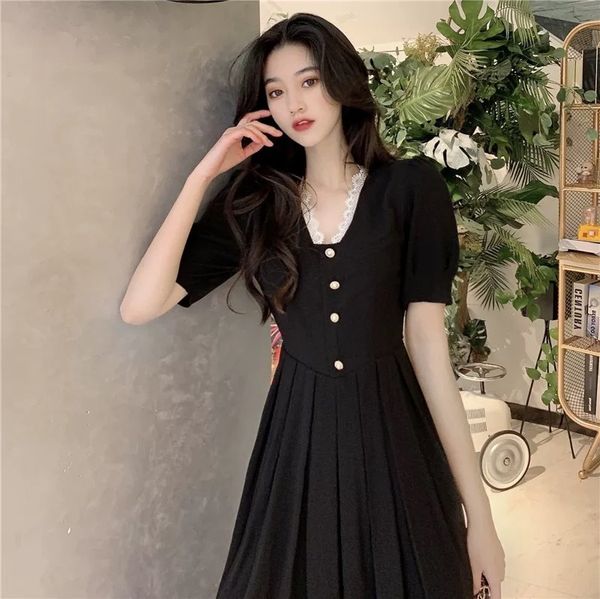 hepburn black 2020 summer new style dress goddess style waist slim little black dress fashion tlwa3, Black;gray
hepburn black 2020 summer new style dress goddess style waist slim little black dress fashion tlwa3, Black;gray