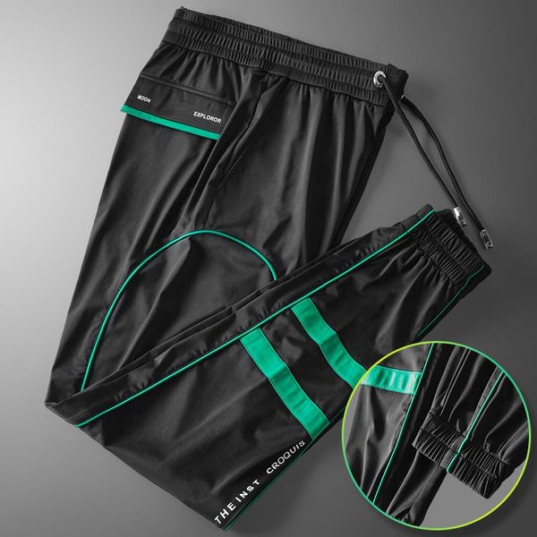 summer sports leisure ice silk pants men hit color trend loose breathable quick-drying air conditioning pants beam feet, Black
summer sports leisure ice silk pants men hit color trend loose breathable quick-drying air conditioning pants beam feet, Black