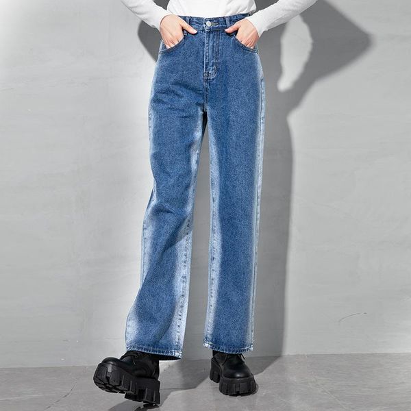 seebeautiful contrast color casual loose jeans mid-waist lace up button pockets denim pants new fashion 2021 spring women m958, Blue
seebeautiful contrast color casual loose jeans mid-waist lace up button pockets denim pants new fashion 2021 spring women m958, Blue